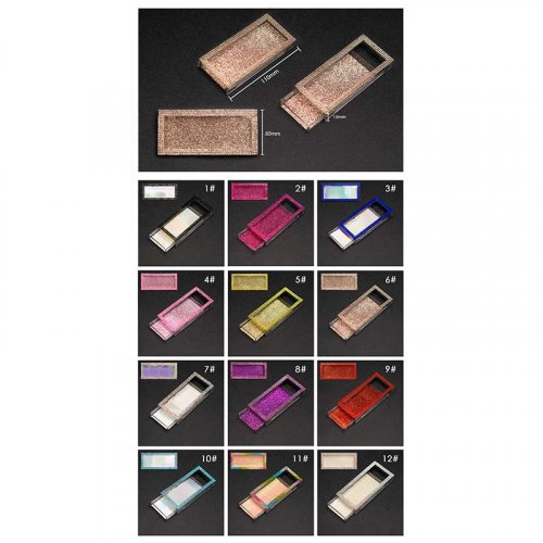 Pull out eyelash box with drill